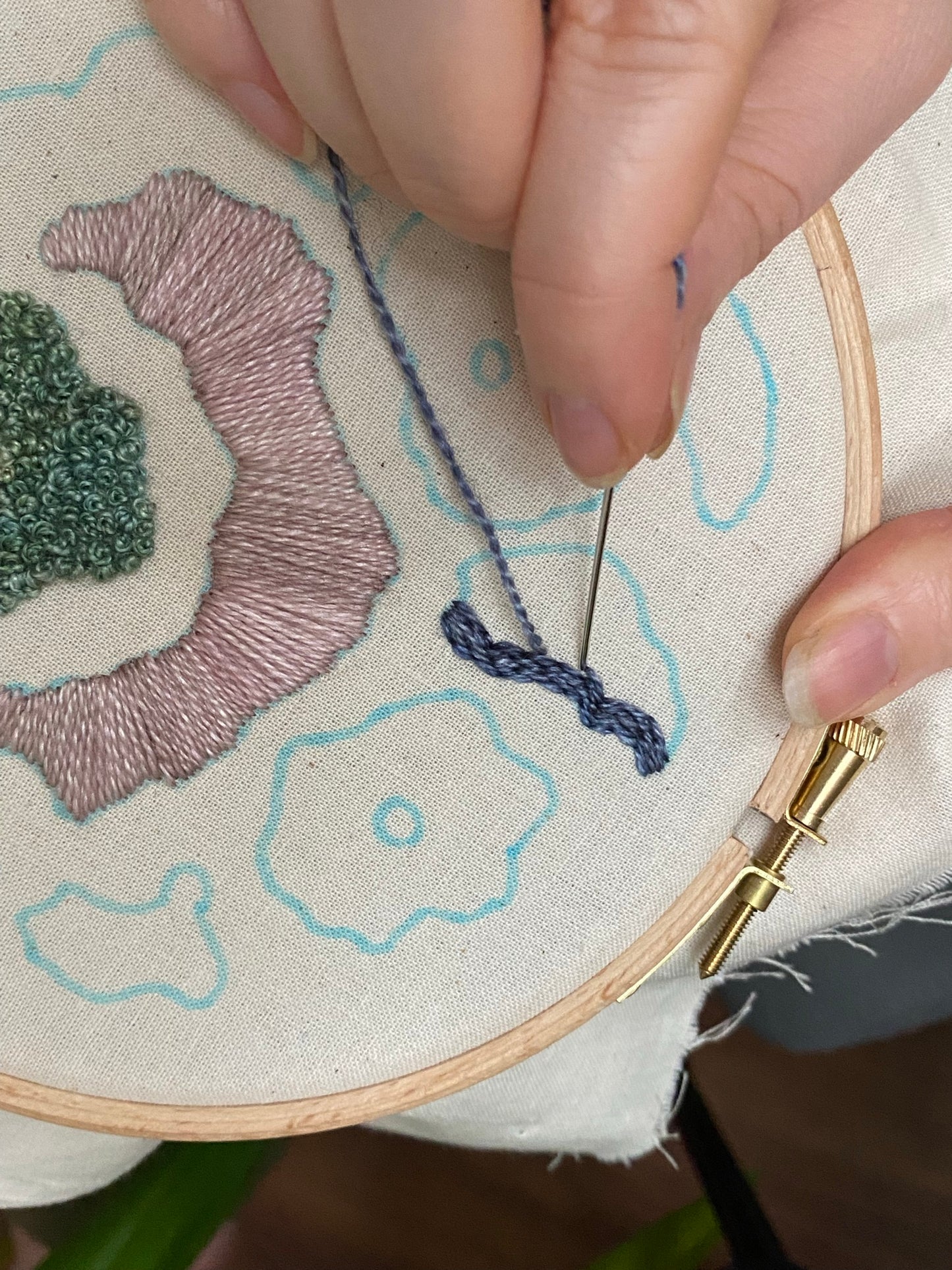 Lovely Lichen Downloadable Embroidery Pattern