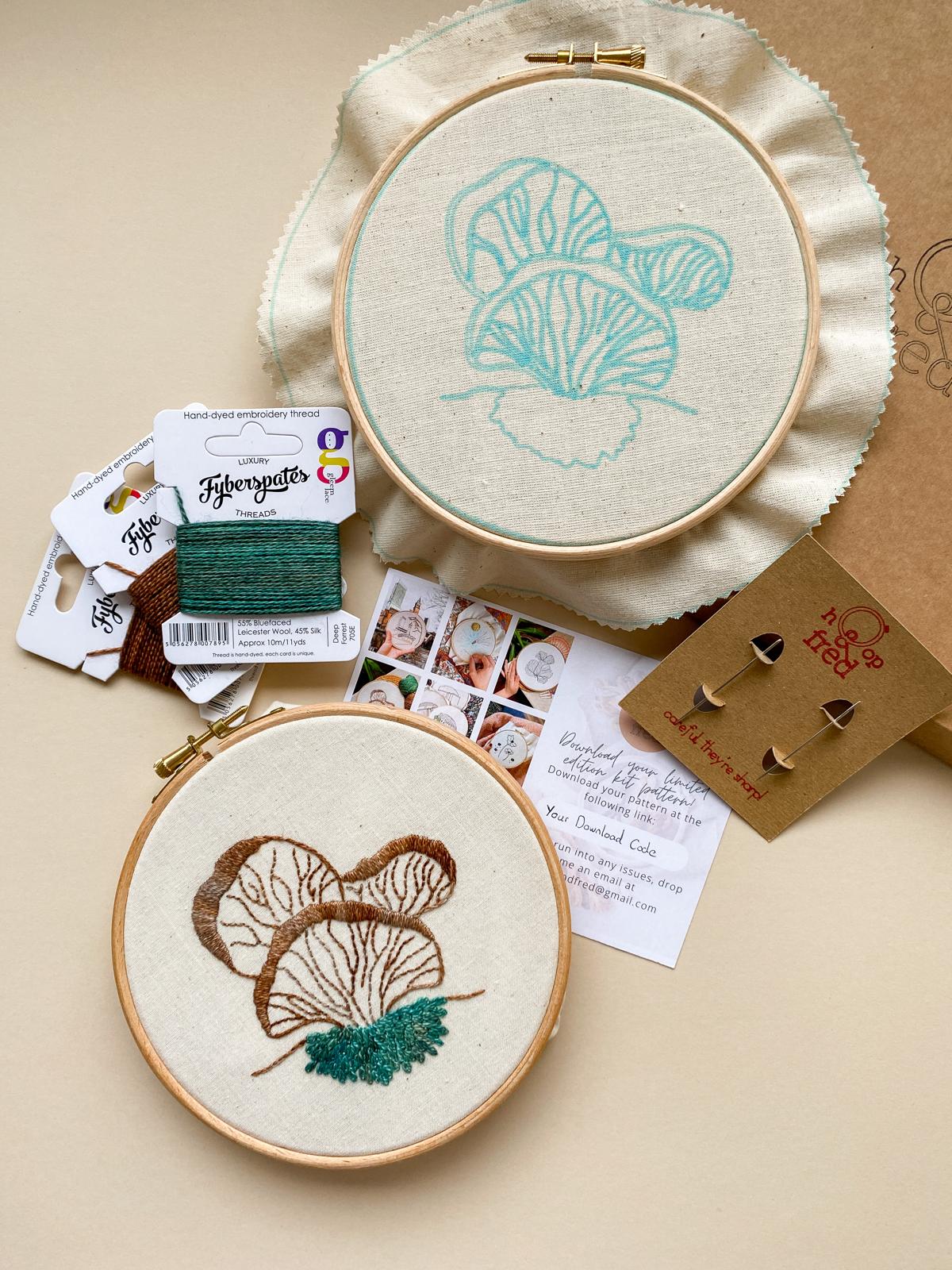 Marvellous Mushrooms DIY Embroidery Kit