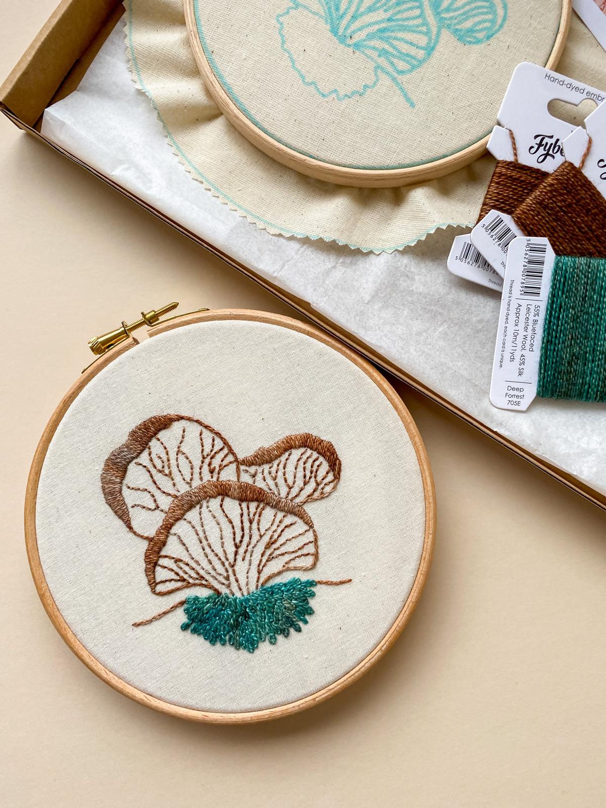Marvellous Mushrooms DIY Embroidery Kit