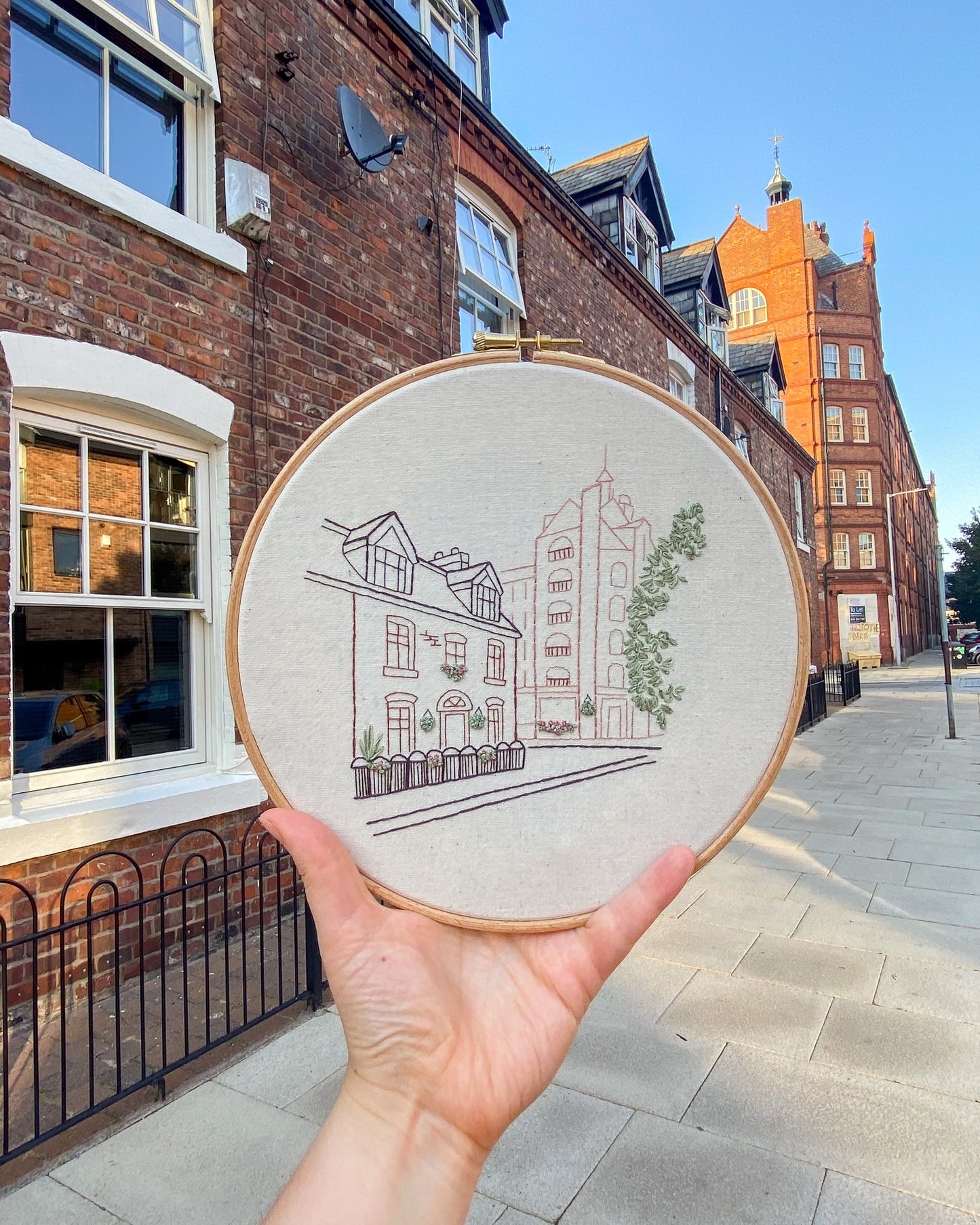Manchester Street Scene - DIY Embroidery Kit