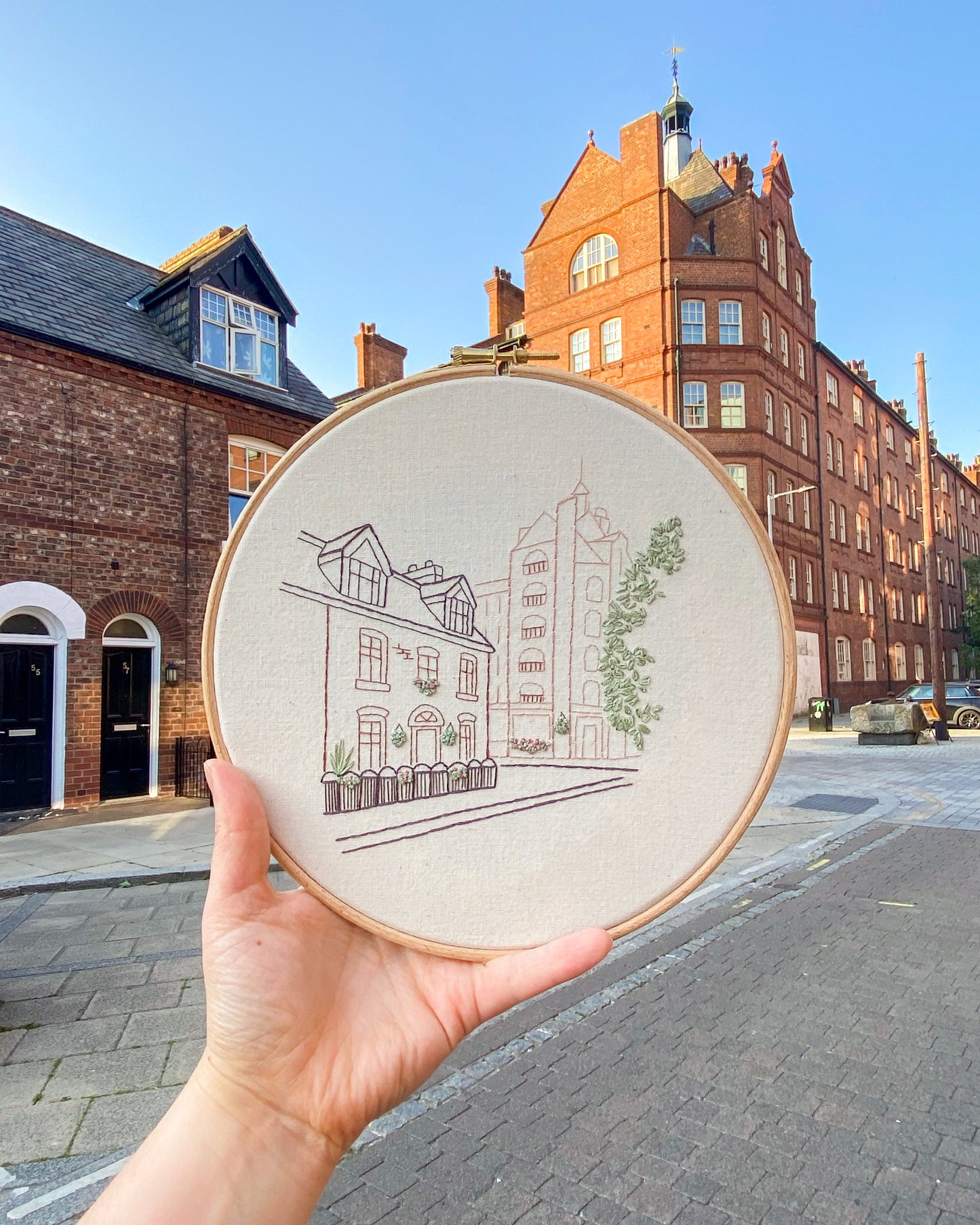 Manchester Street Scene - DIY Embroidery Kit