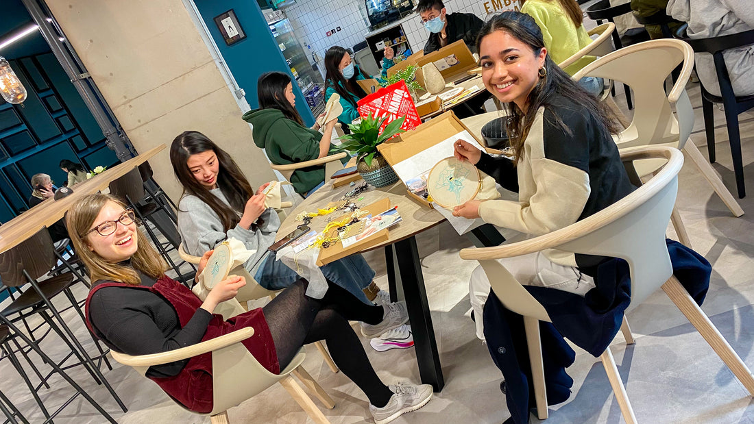'I Really Needed That' How an Embroidery Workshop can help you stitch away a bad day