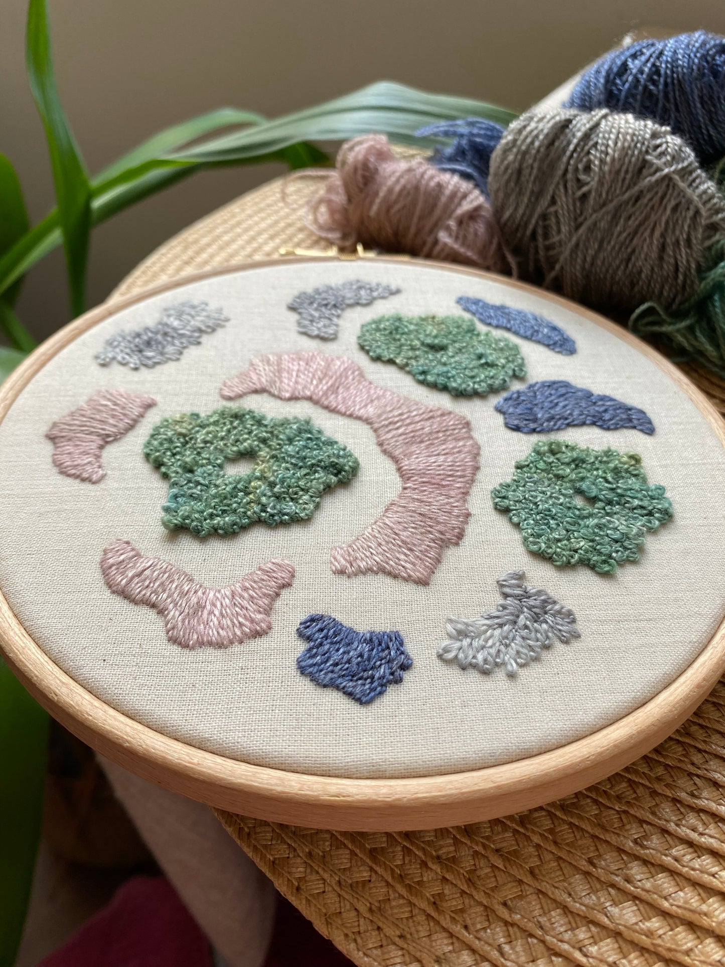 Lovely Lichen Downloadable Embroidery Pattern