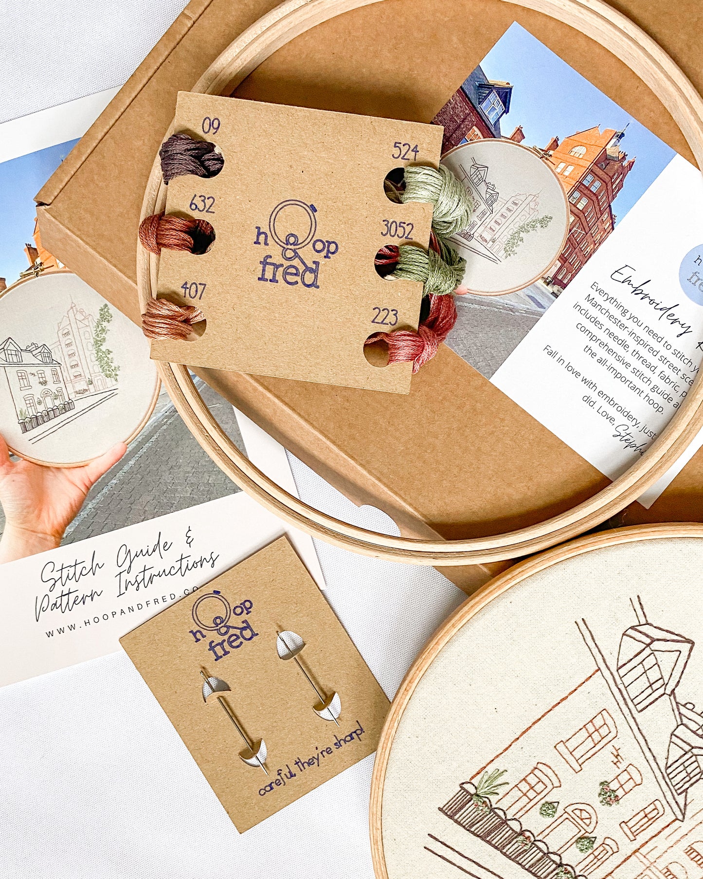 Manchester Street Scene - DIY Embroidery Kit