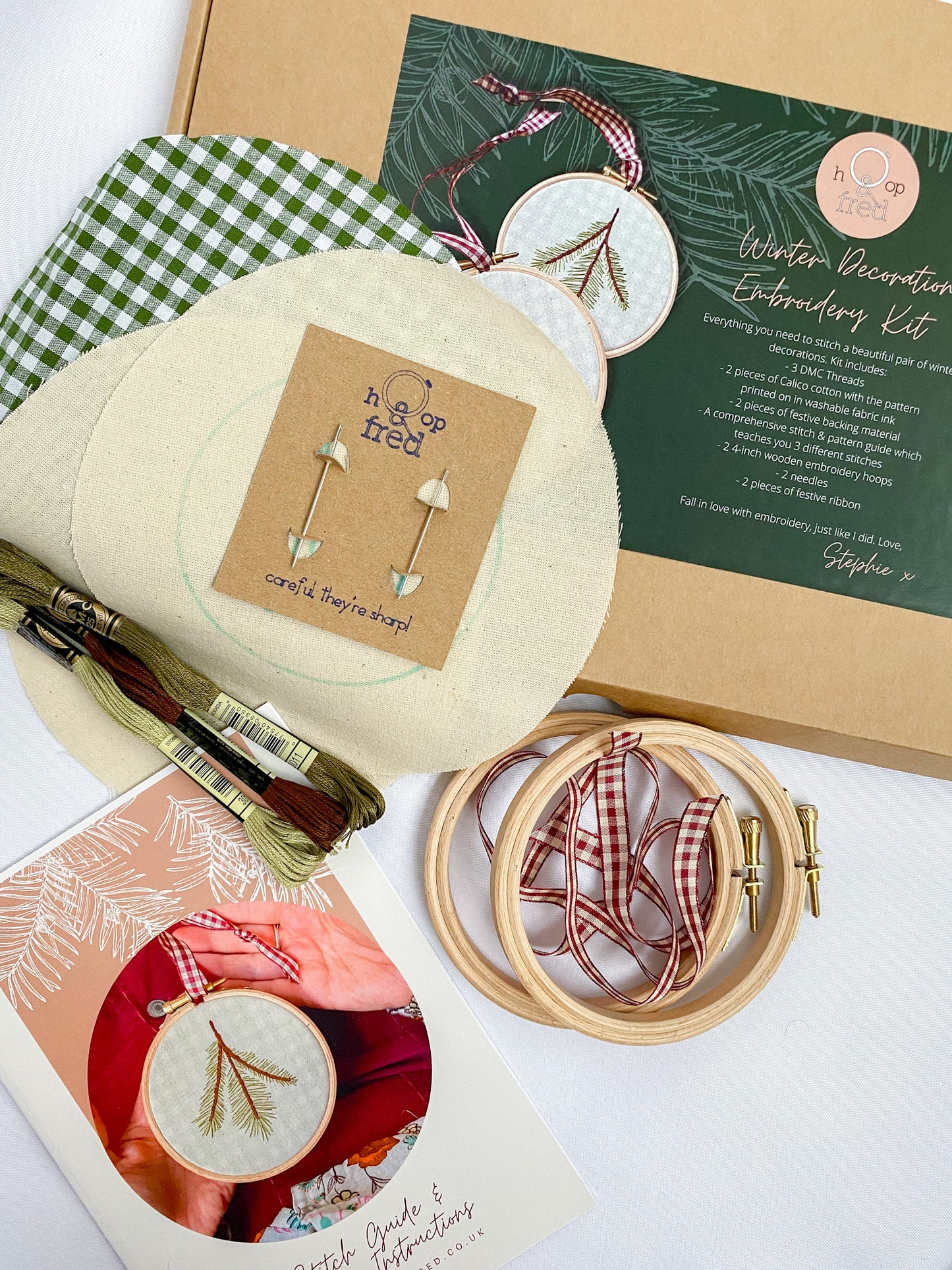 DIY Embroidery Kit - Winter Decorations