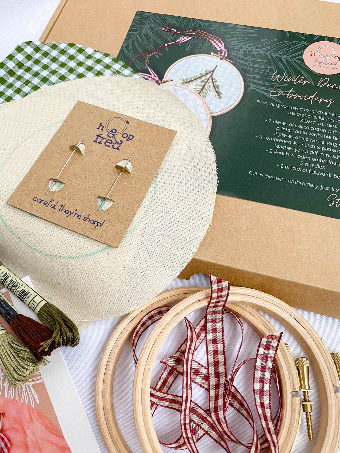 DIY Embroidery Kit - Winter Decorations